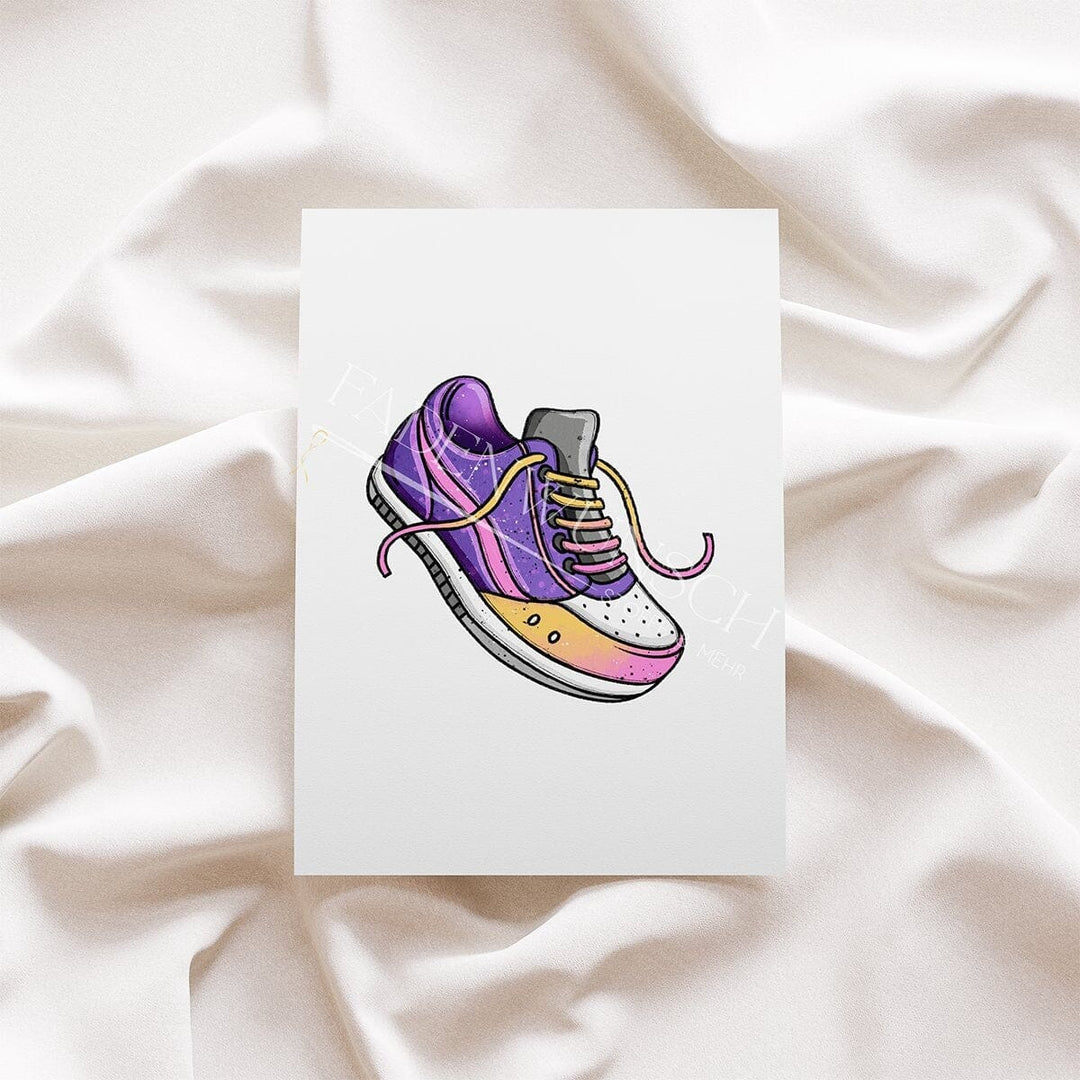 Vorbestellung | Bügelbild "Chill Time - Urban Glow - Sneaker" fadenwunsch 