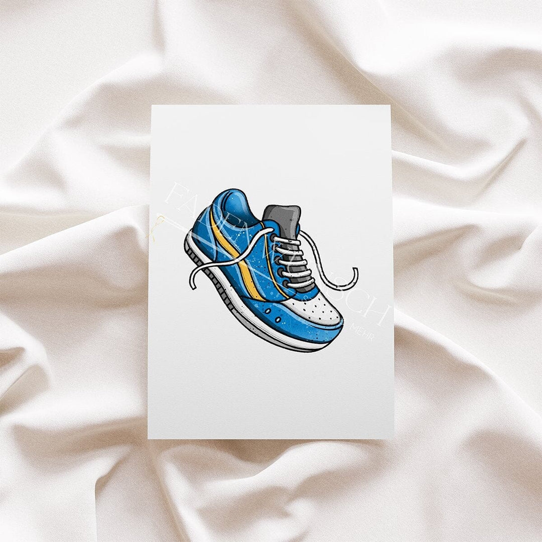 Vorbestellung | Bügelbild "Chill Time - Urban Sky - Sneaker" fadenwunsch 