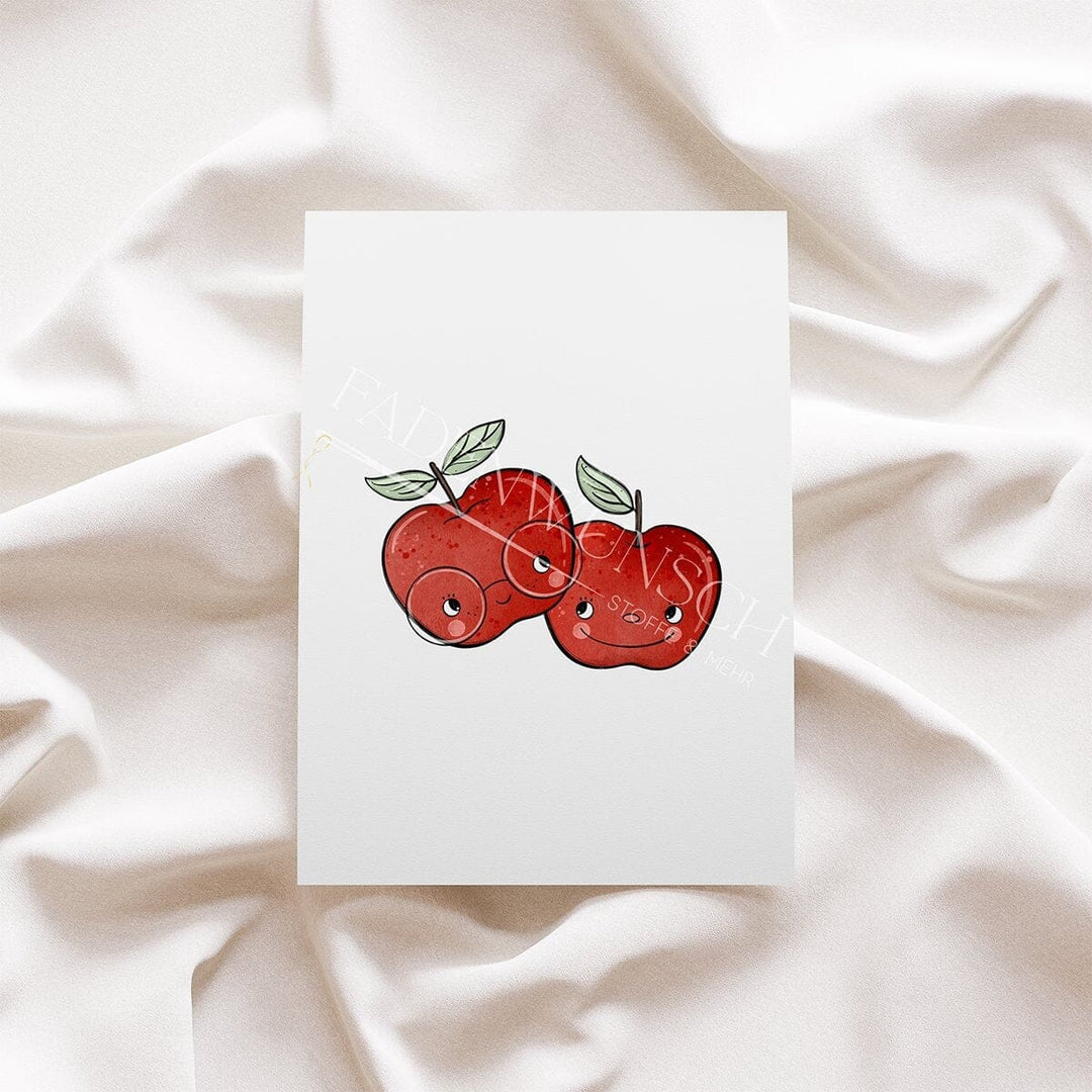 Vorbestellung | Bügelbild "Apfel Bro" fadenwunsch 