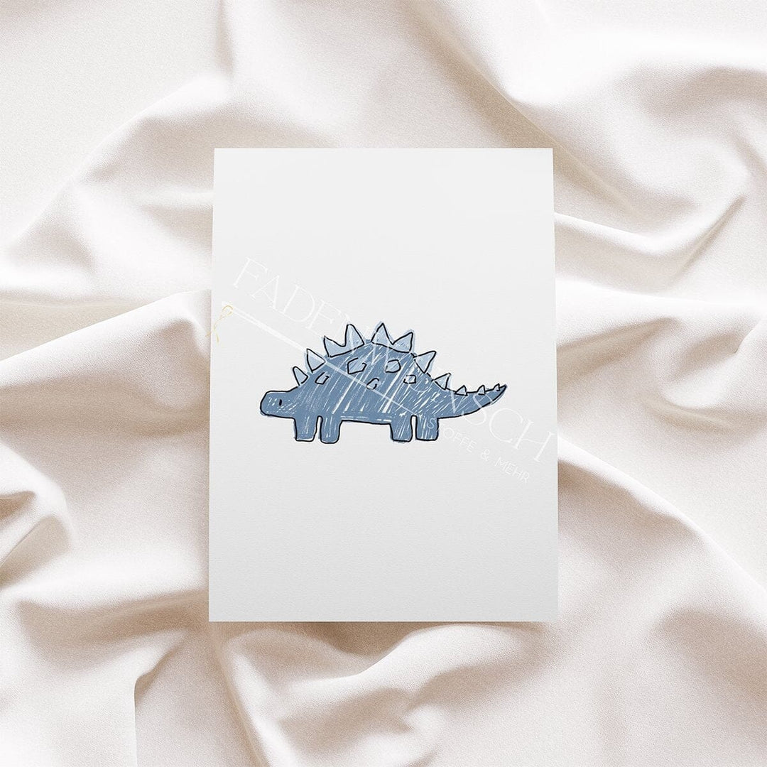 Vorbestellung | Bügelbild "Dino Scratch - Dino 2" fadenwunsch 