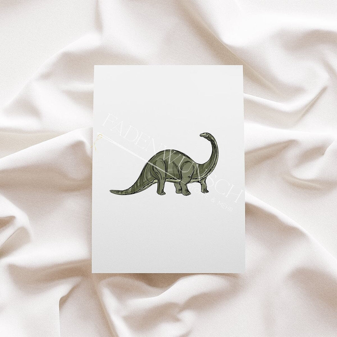 Vorbestellung | Bügelbild "Dinoworld - Apatosaurus" fadenwunsch 