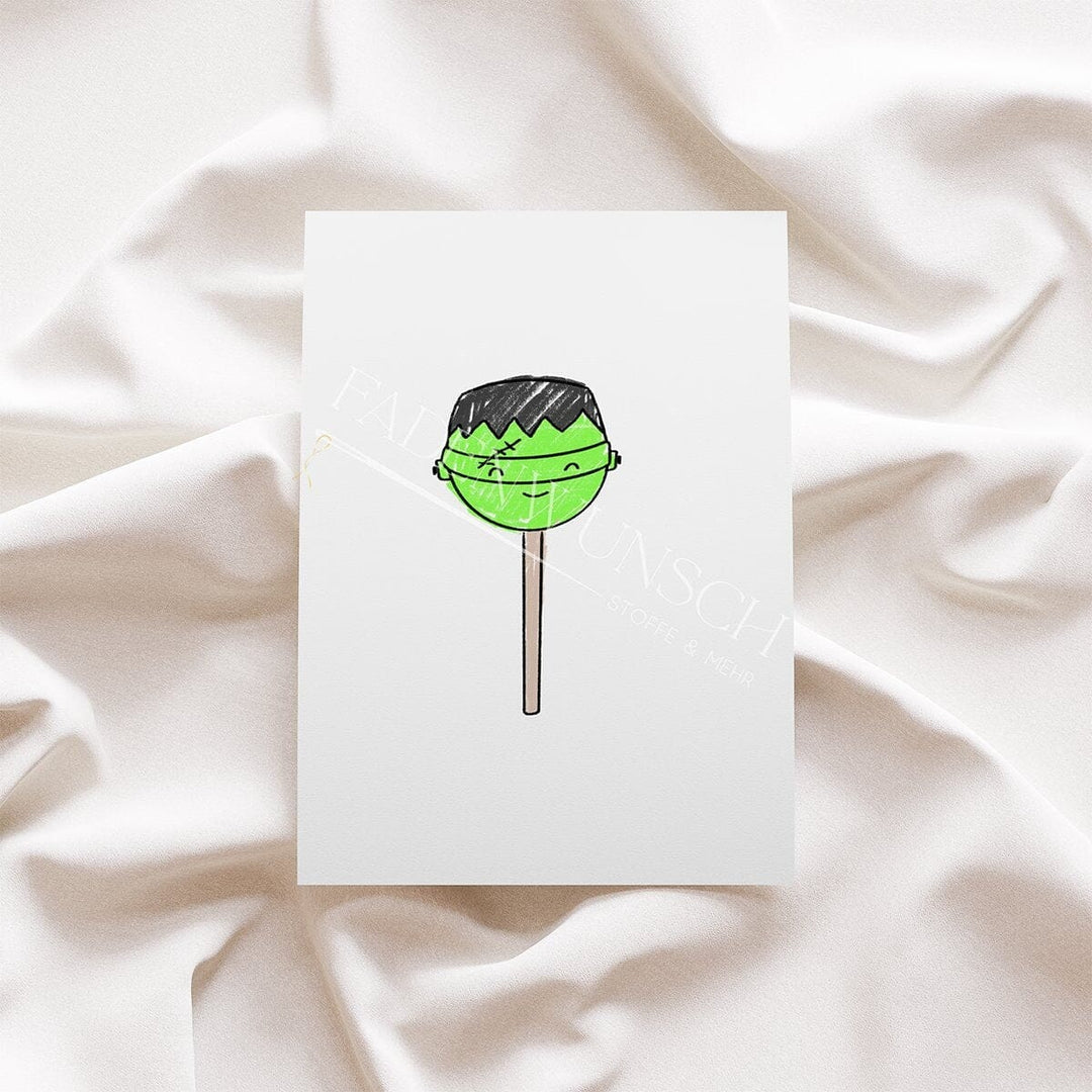 Vorbestellung | Bügelbild "Halloween-Sweets - 2" | Halloween fadenwunsch 