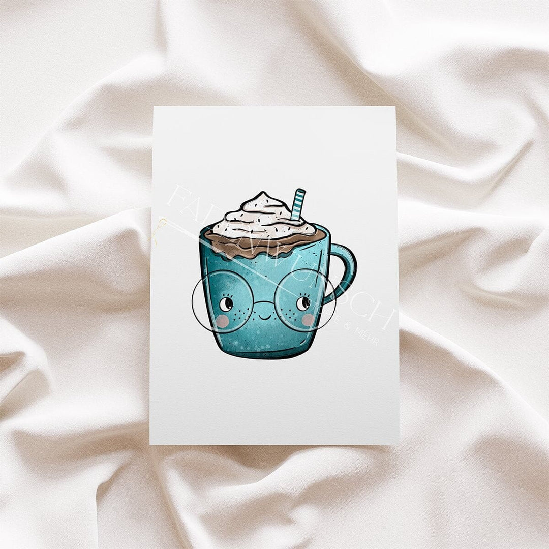 Vorbestellung | Bügelbild "Kakao Tag - Cool Mint - große Tasse" fadenwunsch 