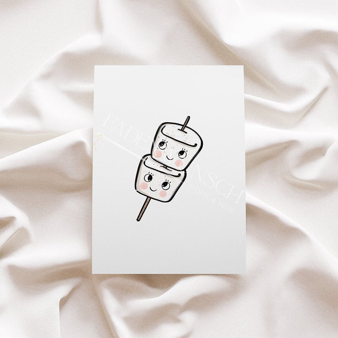 Vorbestellung | Bügelbild "Kakao Tag - Marshmallows" fadenwunsch 