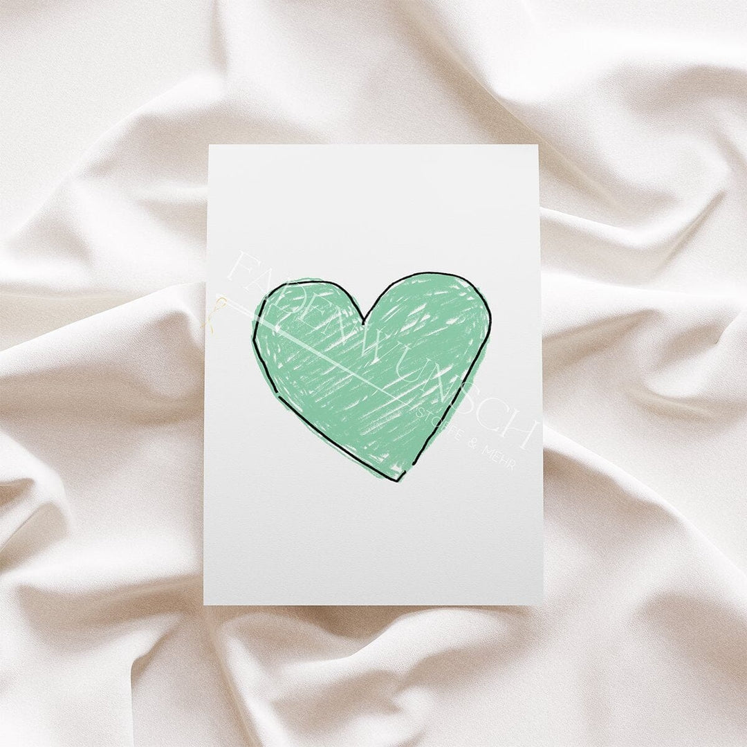 Vorbestellung | Bügelbild "Scratchi Love - Grün" fadenwunsch 