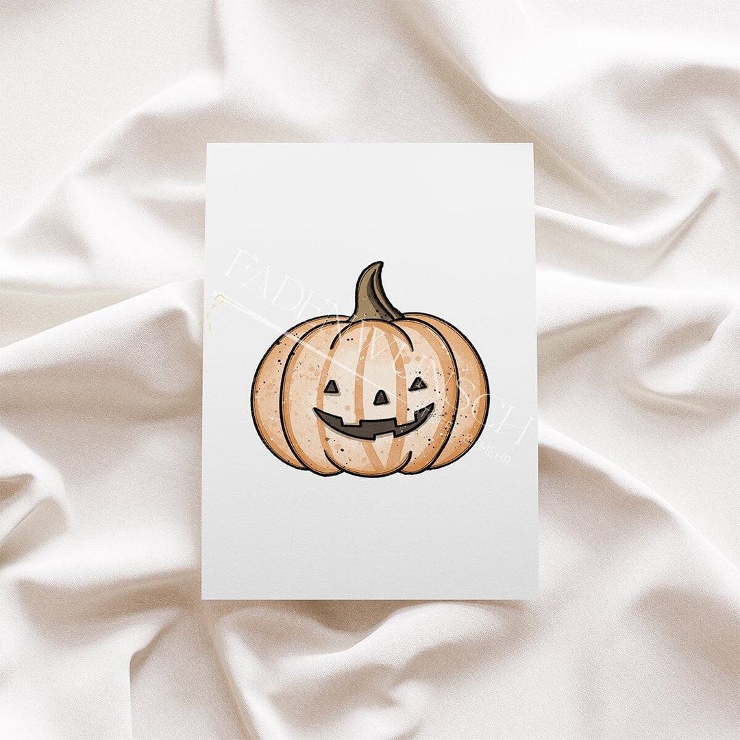 Vorbestellung | Bügelbild "Mumie Mo - Kürbis" | Halloween fadenwunsch 