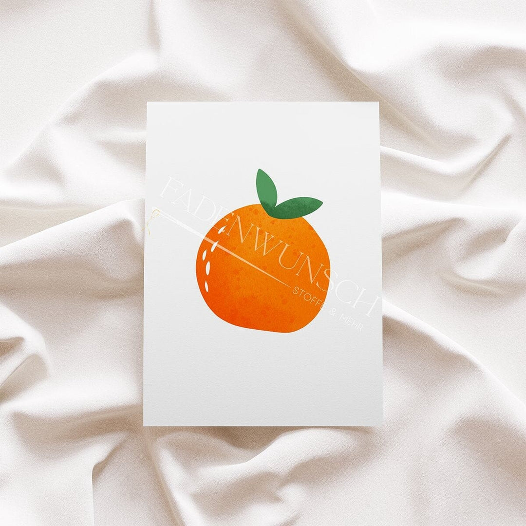 Vorbestellung | Bügelbild "Fruchtverliebt - Orangenglück - Rosa" fadenwunsch 