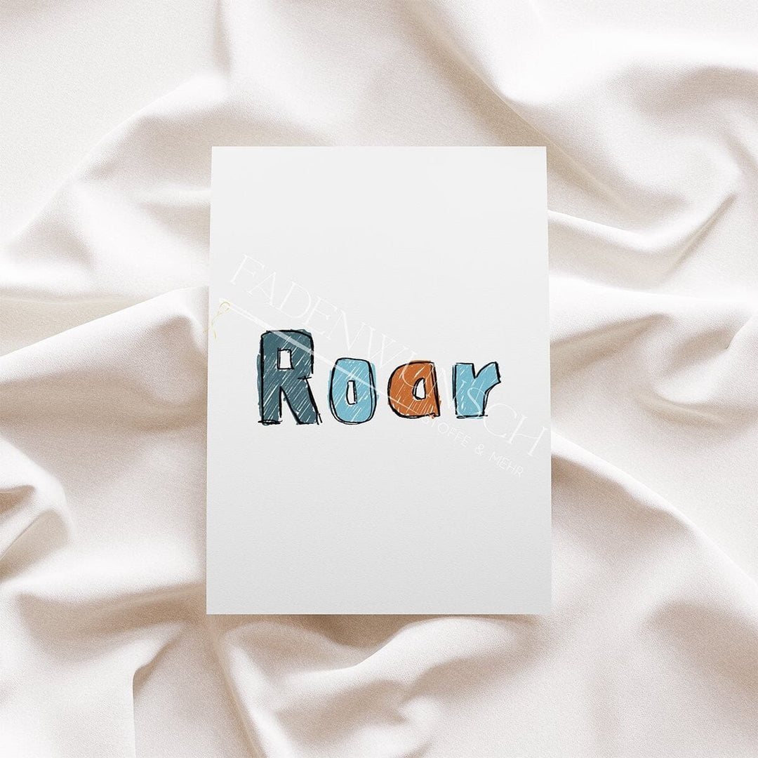 Vorbestellung | Bügelbild "Rex Scratch - Roar" fadenwunsch 