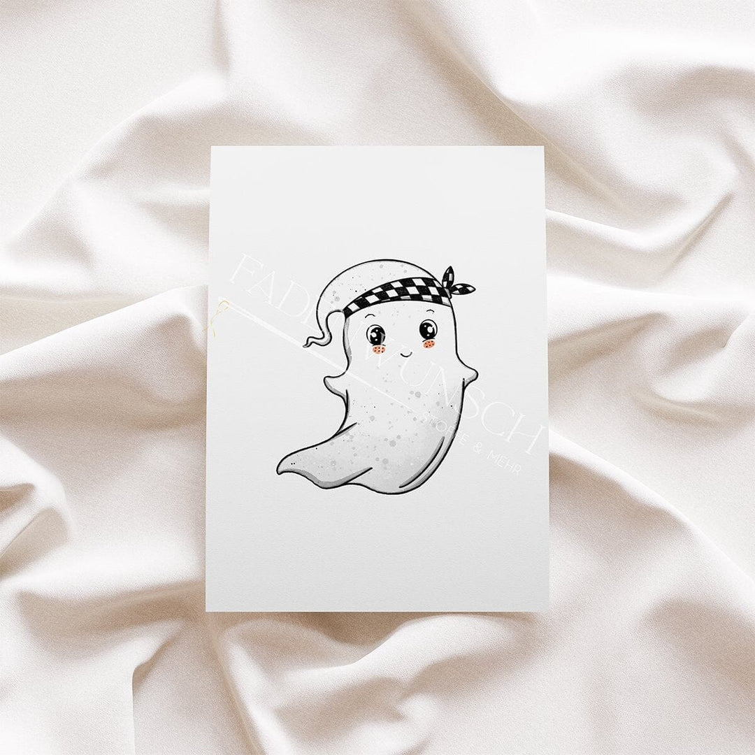 Vorbestellung | Bügelbild "Gespenst - Spooky Fun - 1" | Halloween fadenwunsch 
