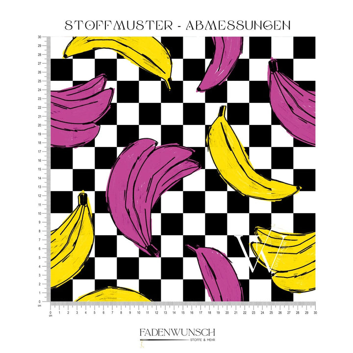 Vorbestellung | "Banana Scratch - Schachbrettmuster" fadenwunsch 