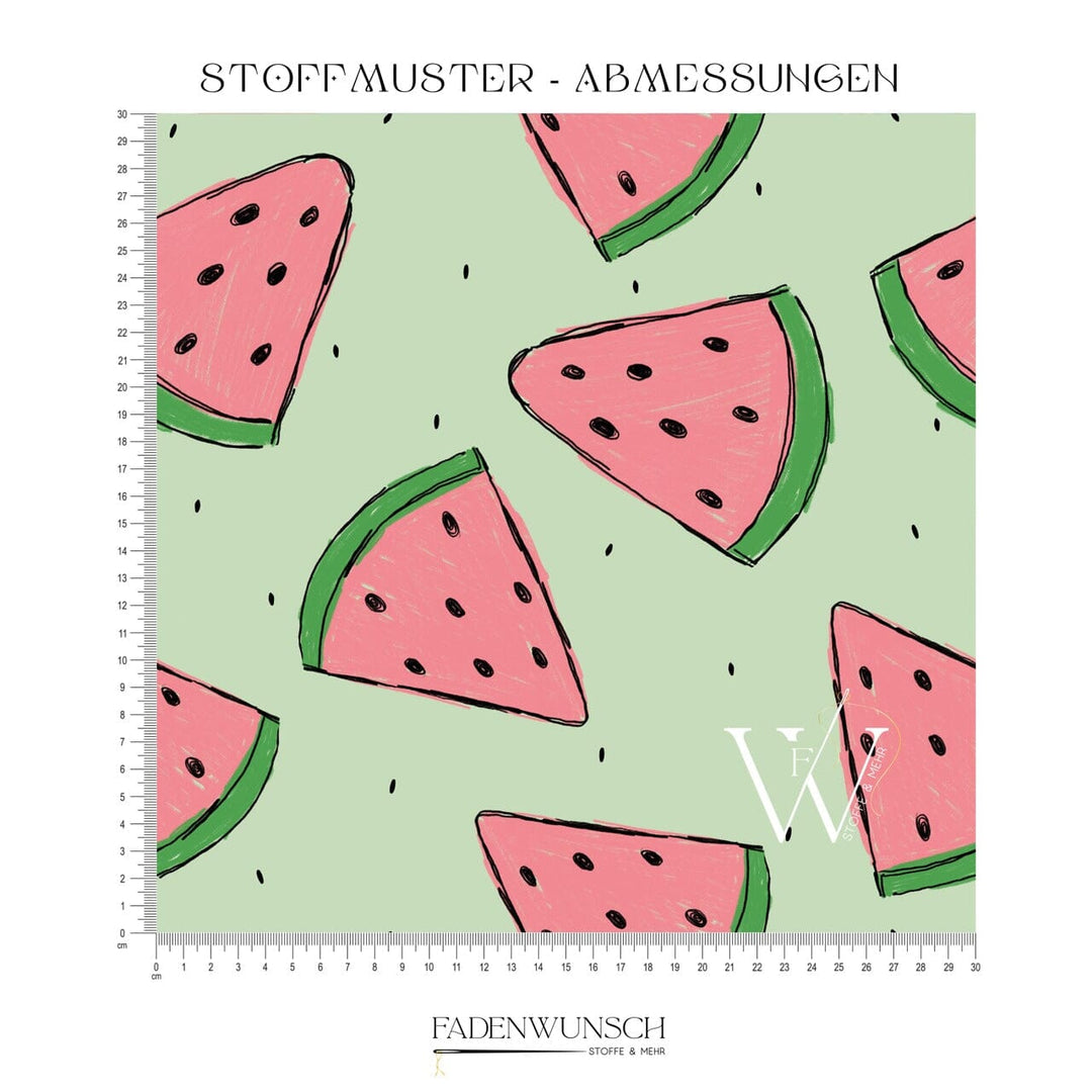 Vorbestellung | "Melonen Scratch - Hellgrün" fadenwunsch 
