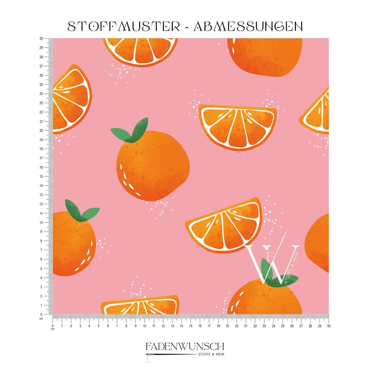 Vorbestellung | „Fruchtverliebt - Orangenglück Rosa Plus" fadenwunsch 