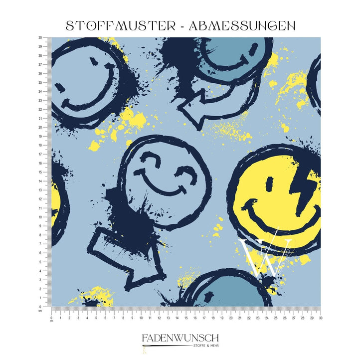 Vorbestellung | „Smile Scratch - Electric Blue" fadenwunsch 