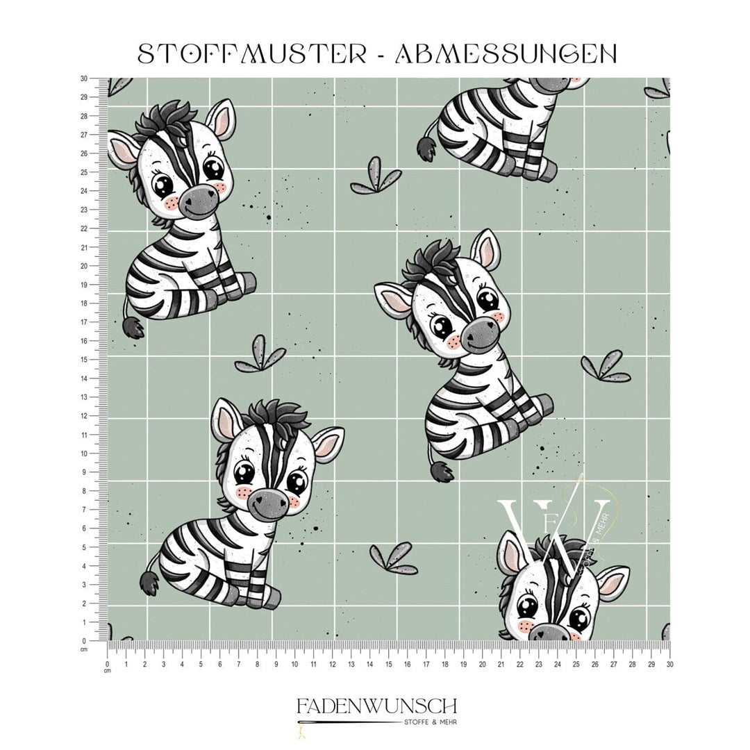 Vorbestellung | "Zebra Zib - Altmint" fadenwunsch 